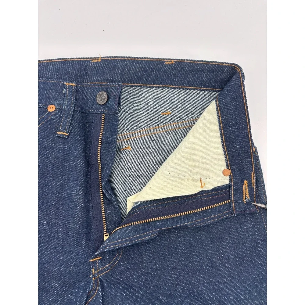 Dee Cee Flare Jeans Mens 29x36 Indigo Blue Denim Dark Wash Retro Vintage NWT